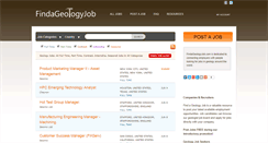 Desktop Screenshot of findageologyjob.com